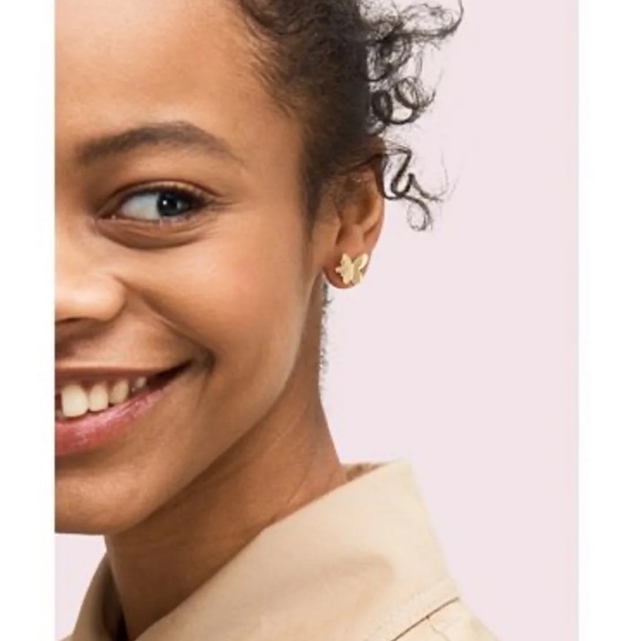 $146 Kate Spade ‘in a flutter’ butterfly stud earrings & cuff bracelet set - Picture 4 of 5